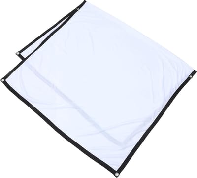 Projectiescherm Opvouwbaar - Film Scherm - Thuisbioscoop Maken - Anti-kreuk Polyester - 186 x 105 cm - Wit