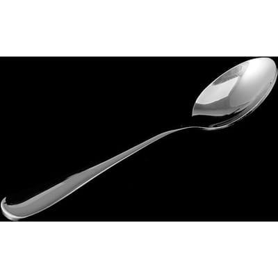 Koffielepel van roestvrij staal, vaatwasserbestendig, voedingslepel van roestvrij staal zilver