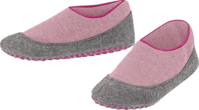 FALKE Cosyshoe Noppen op de zool wol huissokken kinderen roze - maat 23-24