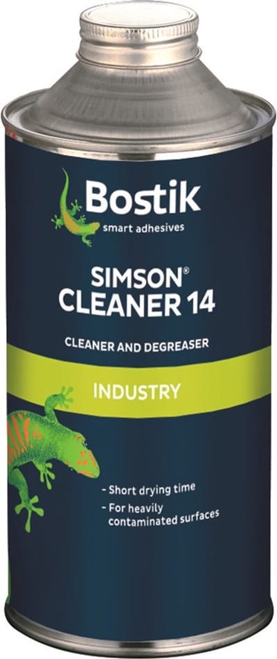 Bostik cleaner 14 - reinigings & ontvettingsmiddel - 1 l blik - transparant