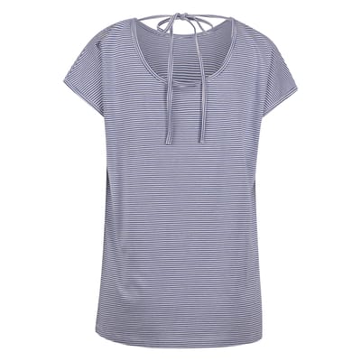 Trespass Dames Mirela Gestreepte Top (Kustblauw)
