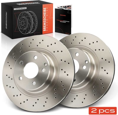 Frankberg 2x Remschijven Vooras voor Benz S-Klasse Coupe V2