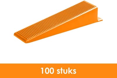 Fixfine - Tegel Levelling Keggen – 100 stuks - Tegel nivelleersysteem - Tegel levelling systeem
