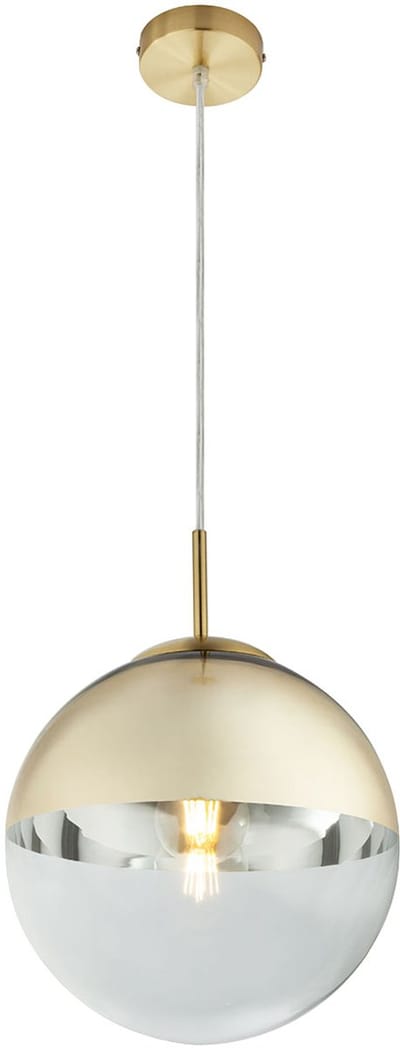 Globo - hanglamp - Varus - goud - glas - Ø 25cm - E27 - 15856