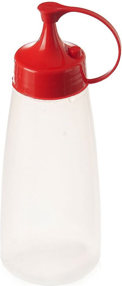 Knijpfles 525 ml - Garneerfles - Saus - Beslag - Doseerflessen - Sausflessen - Spuitfles