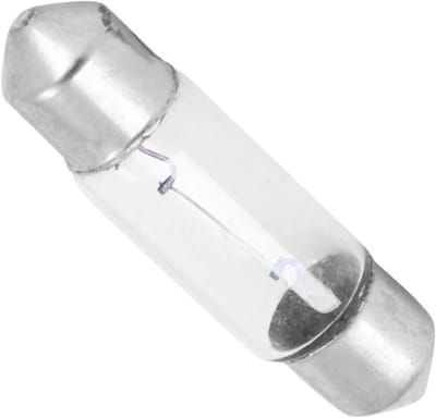 Shuttlelamp Gloeilamp - Buislamp Kentekenlamp - Interieur Verlichting - Compact Ontwerp - 11 x 44 mm - Transparant
