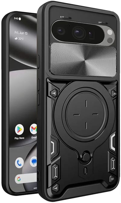 Hoesje geschikt voor Google Pixel 10 Pro XL - Techsuit CamGuard Pro Back Cover - Zwart