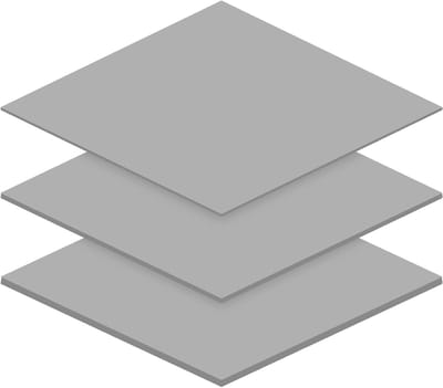 Thermische geleidingspads set van 3, 12.8 W/mK, 100 x 100 x 0.5 mm/1 mm/1.5 mm, silicone thermische pads voor optimale warmteafvoer, herbruikbaar en efficiënt