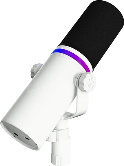 BEACN - Mic - Dynamic MIC - Wit (light) - USB C Broadcast - Mic voor Content Creators