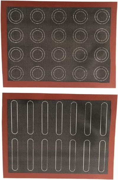 Perforeerde Siliconen Bakmat, Herbruikbare Antiaanbak Ovenliners voor Pizza, Gebak en Koekjes bakken