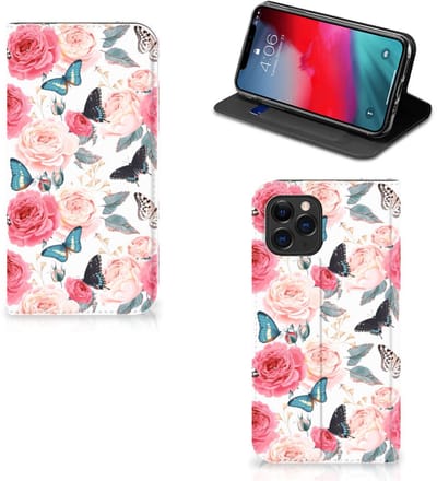 Apple iPhone 11 Pro Smart Cover Butterfly Roses