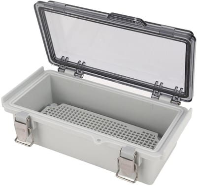 Waterdichte Elektrische Buitenkast - Aansluitdoos Buiten - Elektrische Beveiliging - IP67 Waterdicht - 20 x 10 x 7 cm - Grijs