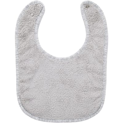 Bavoirs Bébé en Éponge Solide Serviettes Salive Douces en Coton Bandanas de Poche Réglables pour Enfants Coréens Garçons Filles Vêtements de Repas et de Rot argenté