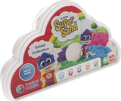 Super Sand Colour Collection wit + 1 kleur - 1 set assorti uitgeleverd