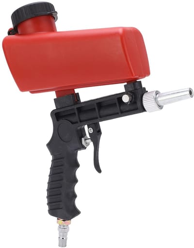 Allecto - Draagbaar Handheld Pneumatisch Zandstraalpistool - Zandblaster voor Autoreparatie - Hoge werkefficiëntie - Duurzaam ontwerp - Instelbare ...