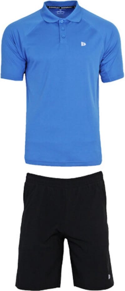 Donnay - Multi Sportset Zac - Trainingsset - Black/True blue (535) - maat S