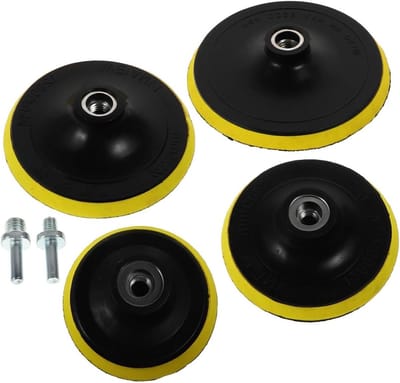 Schuur- en Polijstset - Polijstpads Booradapter - Auto Polijsten - Draagbaar Ontwerp - 4 Stuks - Diverse Kleuren