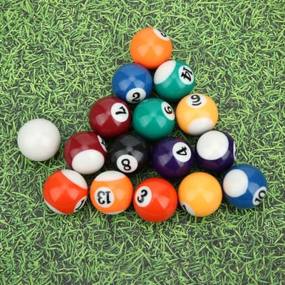 Dailygoody - Biljartbal - Hars Biljartballen - Ideaal voor Speelkamers - 32 Mm - Recreatiespellen - Lichtgewicht en Duurzaam - Geschikt voor Bars