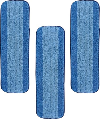Bona Microfiber Cleaning Pad - Microvezel Reinigingspad - Vervangingsdoek - 42 CM - 500 x Wasbaar - 3 Stuks