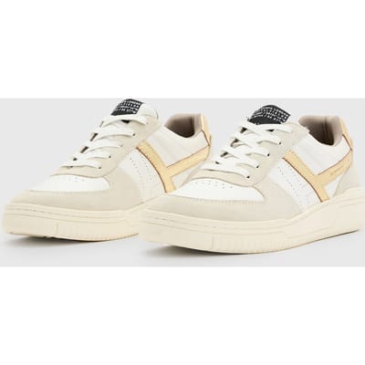AllSaints Vix Suede Sneaker White/gold Taglia: 37 | Sneakers Outlet | Donna | Bianco