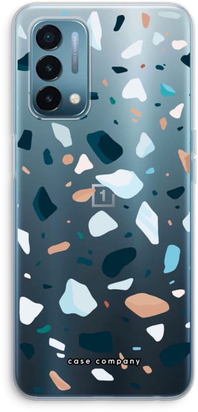 Case Company® - Hoesje geschikt voor OnePlus Nord N200 5G hoesje - Terrazzo N°13 - Soft Cover Telefoonhoesje - Bescherming aan alle Kanten en Schermrand