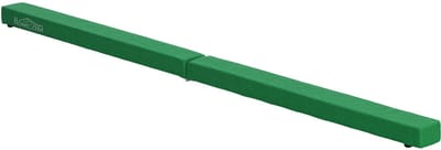HOMCOM evenwichtsbalk van grenenhout/polyster - groen - 210x10x6,5 cm