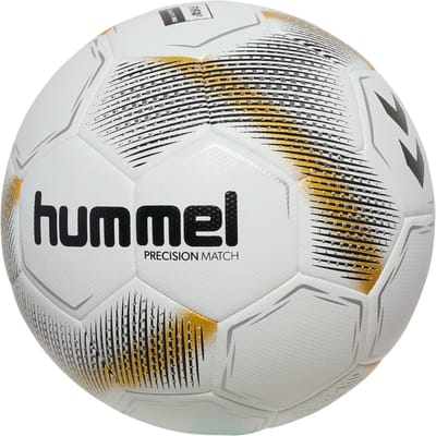 Hummel Fußbälle Hmlprecision Match White/Black/Gold-5