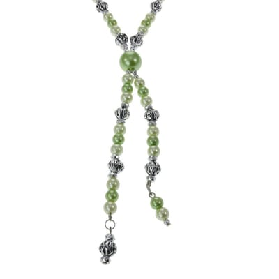 Behave - Lange parel ketting met hanger - Modeaccessoire 58 cm (+6,5 cm verlenging)