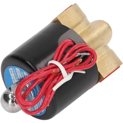 Messing Elektrische Solenoïdeklep 2W025?08 Normaal Gesloten 14in 2 Positie 2 Weg Waterklep 220V