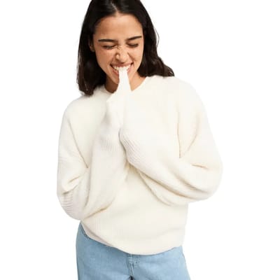 Roxy Loomed Horizon Trui Wit S Vrouw