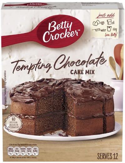 Betty Crocker Chocolade Cake Mix – Amerikaanse Bakmix voor Chocoladecake – 425 g