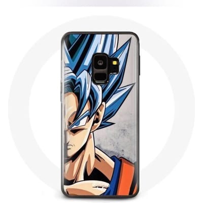 Coque - Samsung - Galaxy S9 - Anime Dragon Ball - Souple - Protection Synthétique bleu