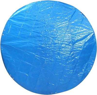Ronde 366 cm (12FT) Zwembadafdekking met Vouwbaar Trekkoordontwerp voor Zonne-energie en Warmte-isolatie