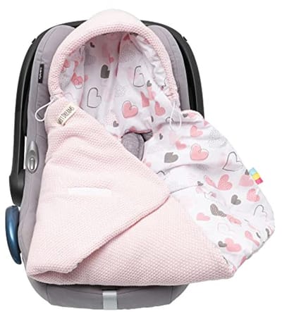 Universele Deken voor Babyzitje - 100% Katoen, Geschikt voor Zomer en Lente