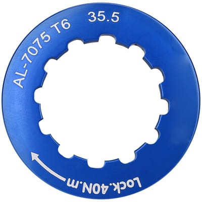Cassetteborgring voor 7-11 versnellingen mountainbike, blauw