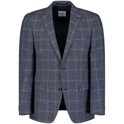 Roy Robson Colbert Leisure Mix Check Blauw / male