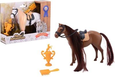 Paarden speelset haren borstelen 27706
