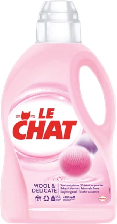 Le Chat Vloeibaar Wasmiddel Wol & Delicate Was 27 wasbeurten - 1,35 liter