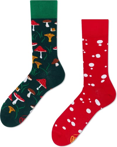 Many Mornings unisex sokken - Meet The Shrooms - Unisex - Maat: 35 - 38