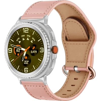 Kalebol Samsung Galaxy Watch8 (Classic) Leren Horlogebandje Roze