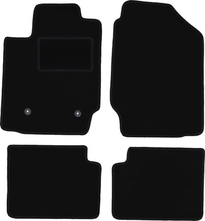 Zwarte veloursmatten voor: Toyota Matrix hatchback (2002-2010)