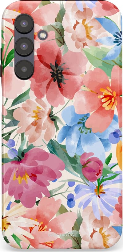 Casetastic Hoesje Geschikt voor Samsung A25 - Stijlvolle Beschermende Duo-layer Case - Tuin van tinten