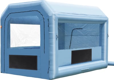 Opblaasbare spuitcabine - Verfcabine - spuitcabine - Geschikt Voor incl. lucht filtersysteem 4 x 2.5 x 2.5 m