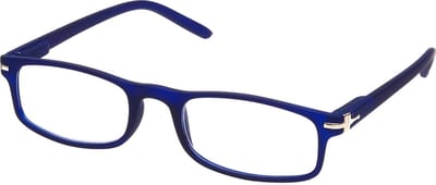 Spectrum Leesbril Mat Blauw Rechthoekig 1.00