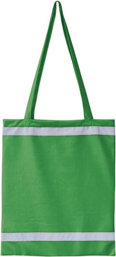 Korntex Warnsac® Reflective Shopping Bag With Long Handles KX105 - green - approx. 38 x 42 cm