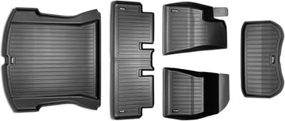 Tesla Model 3 Rubberen Complete Matten Set Trunk Frunk en Interieur Auto Accessoires Nederland en BE