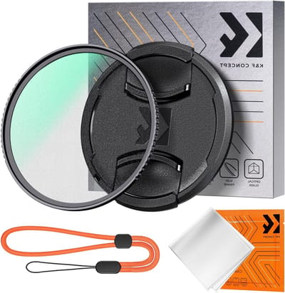 Nano Klear 82mm Black Mist Pro 1/8 Filter met Lenskap, Ultrafijne Diffusie en Nano Coating voor Macro Fotografie en Lensreiniging met Microvezeldoeken