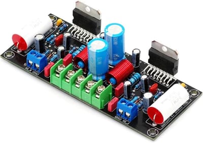 Audioversterker Printplaat - Versterkermodule - Muziek Luisteren - Tweekanaals 100W+100W - 15x7x3 cm - Zwart