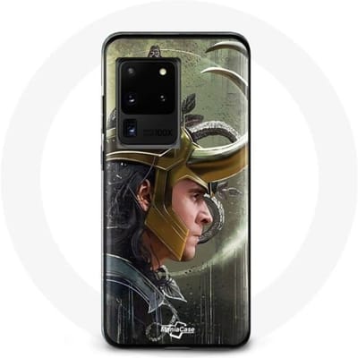 Coque - Maniacase - Samsung Galaxy S20 Ultra - Souple - Noir - Loki Thor Ragnarok noir