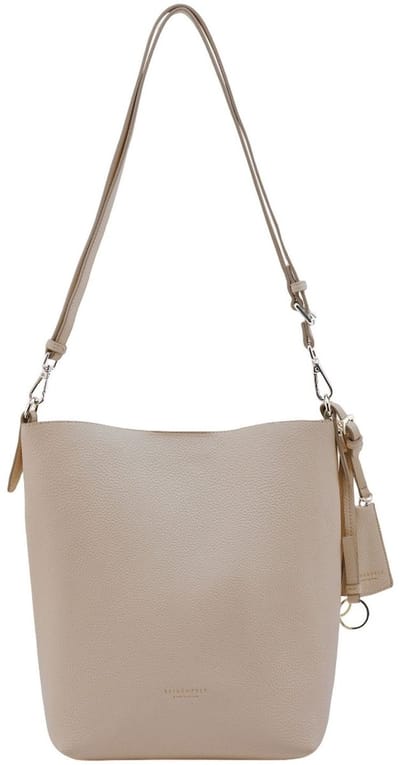 SEIDENFELT MANUFAKTUR schoudertas Lohja Hobo Bag Cool Taupe